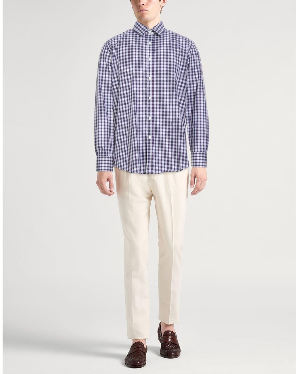 Canali Blue Shirts for men