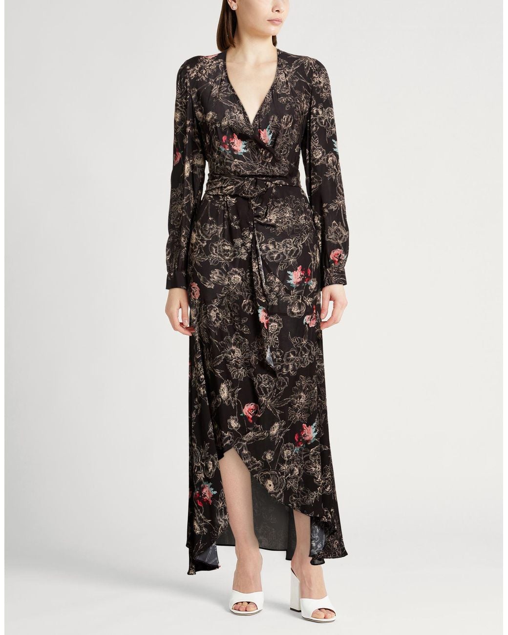 Semicouture Black Maxi Dress