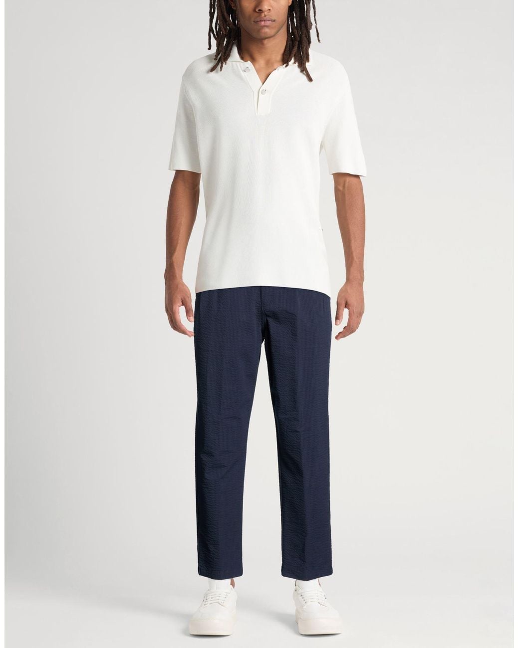 Daniele Alessandrini Blue Pants for men
