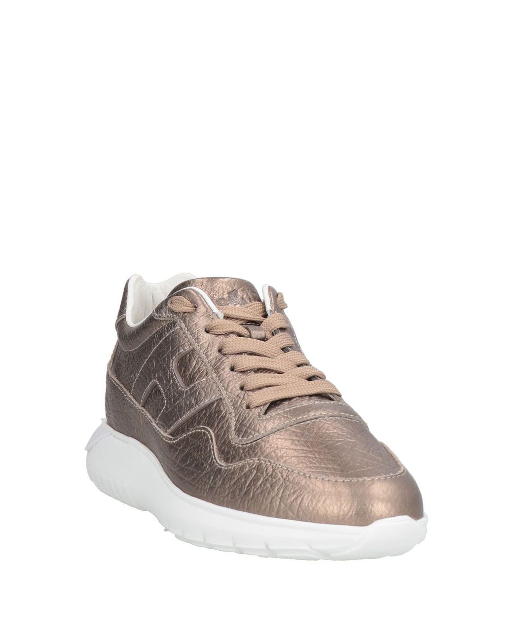 Hogan Brown Sneakers Leather
