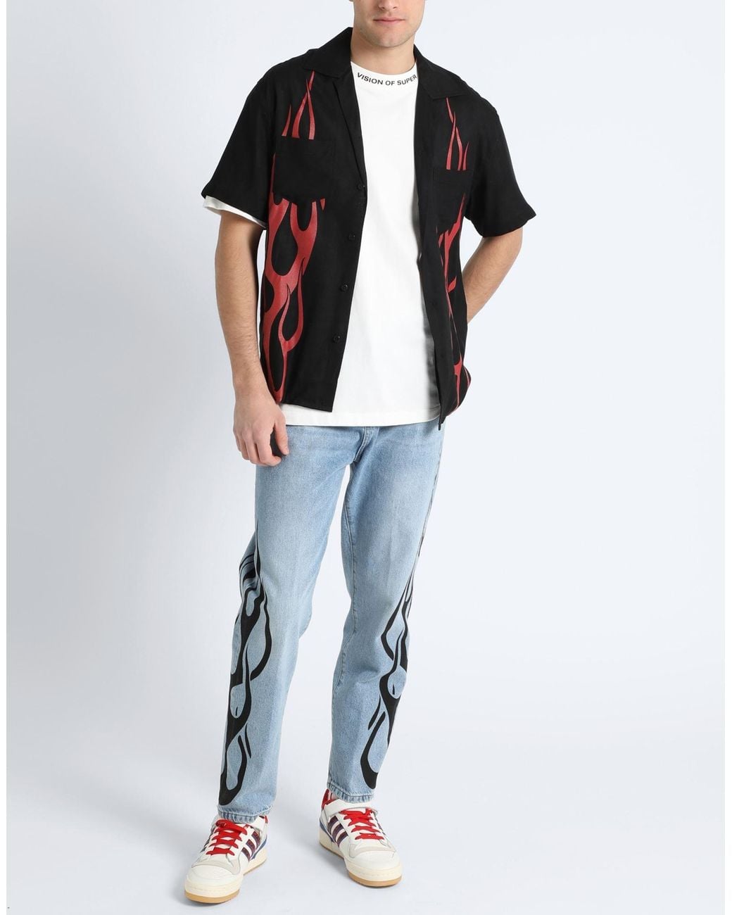 Vision Of Super Black Shirt for men