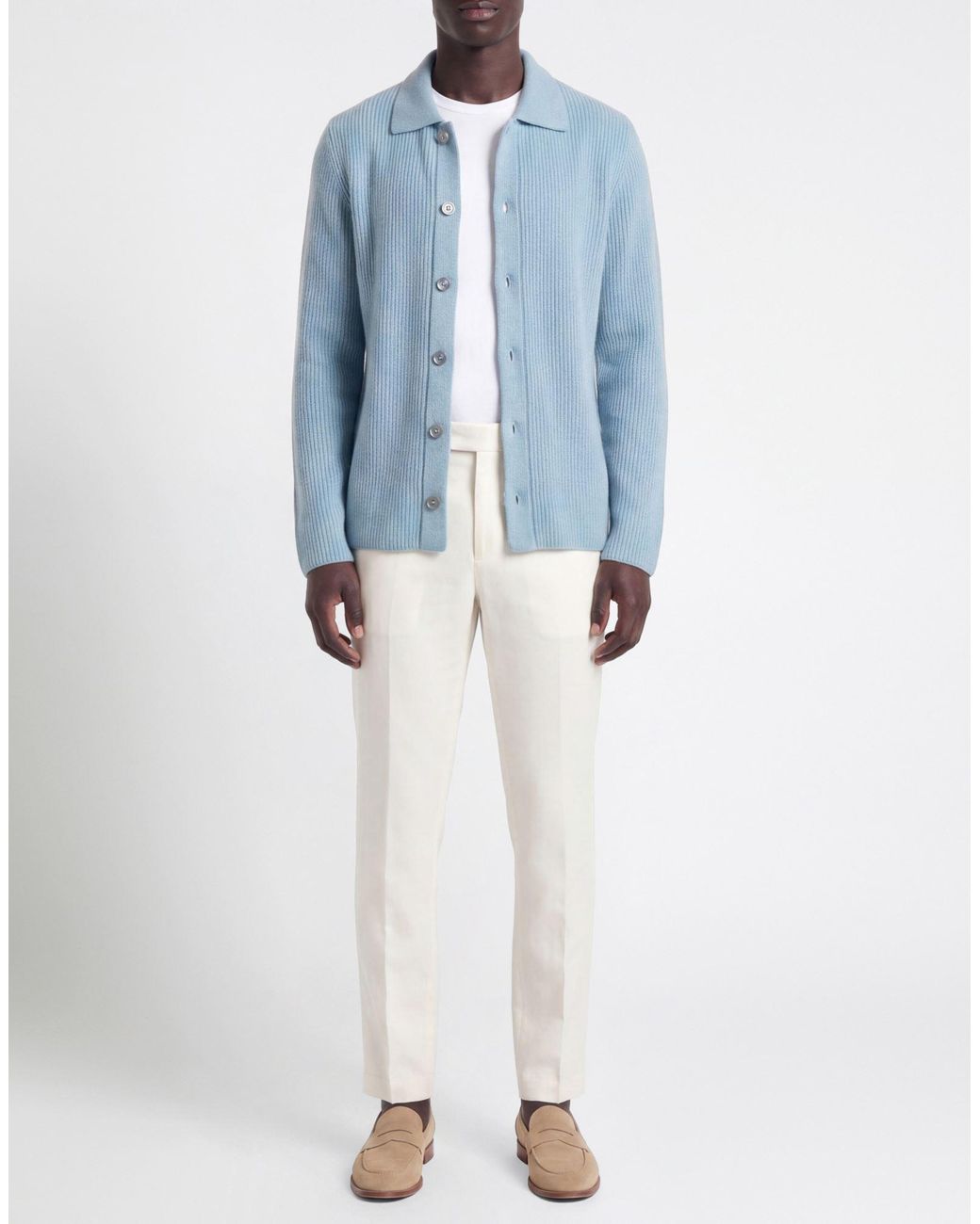 Gran Sasso Blue Cardigan for men