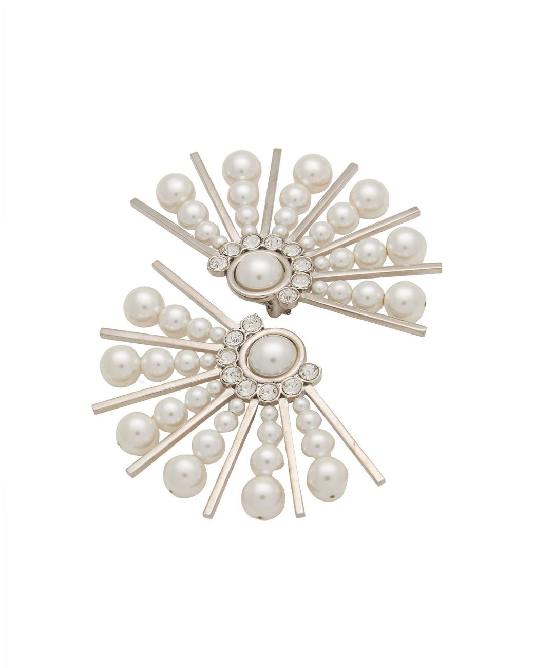 Alberta Ferretti Metallic Ohrring