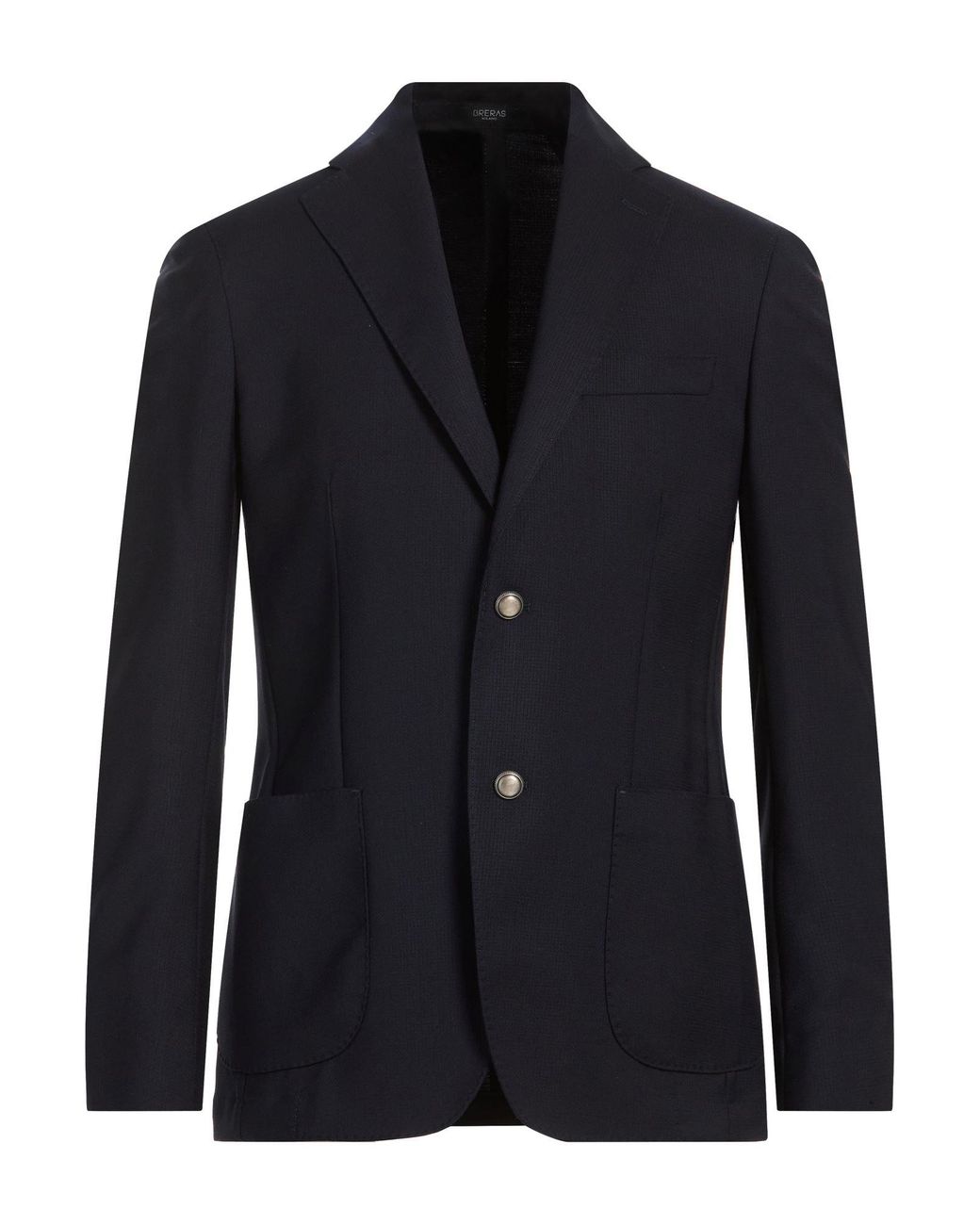 BRERAS Milano Blue Midnight Blazer Virgin Wool for men
