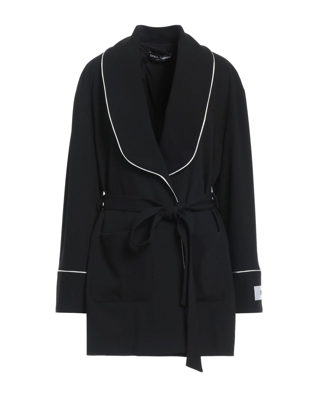 Dolce & Gabbana Black Jacket Virgin Wool, Elastane