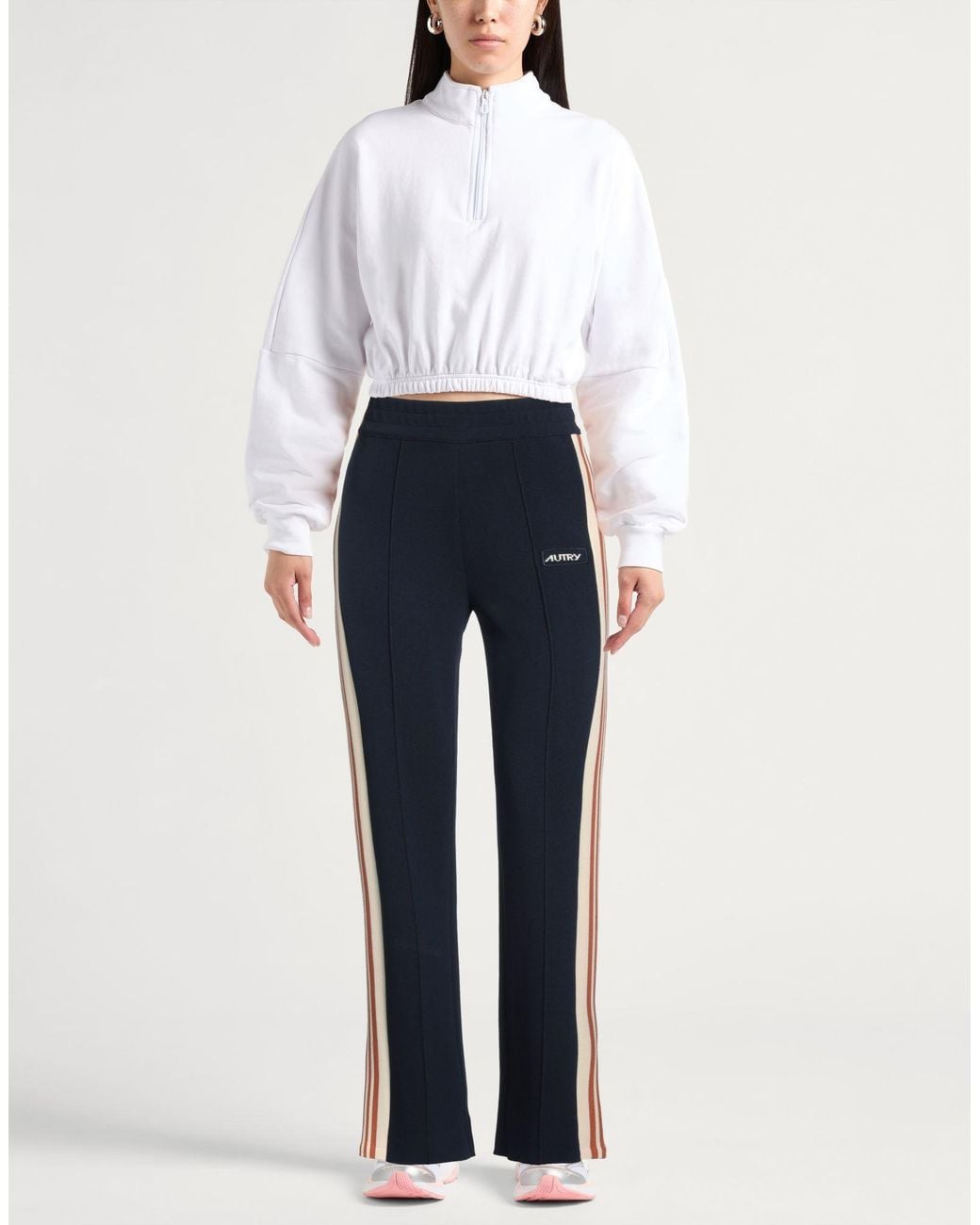 Autry Blue Midnight Pants Viscose, Nylon