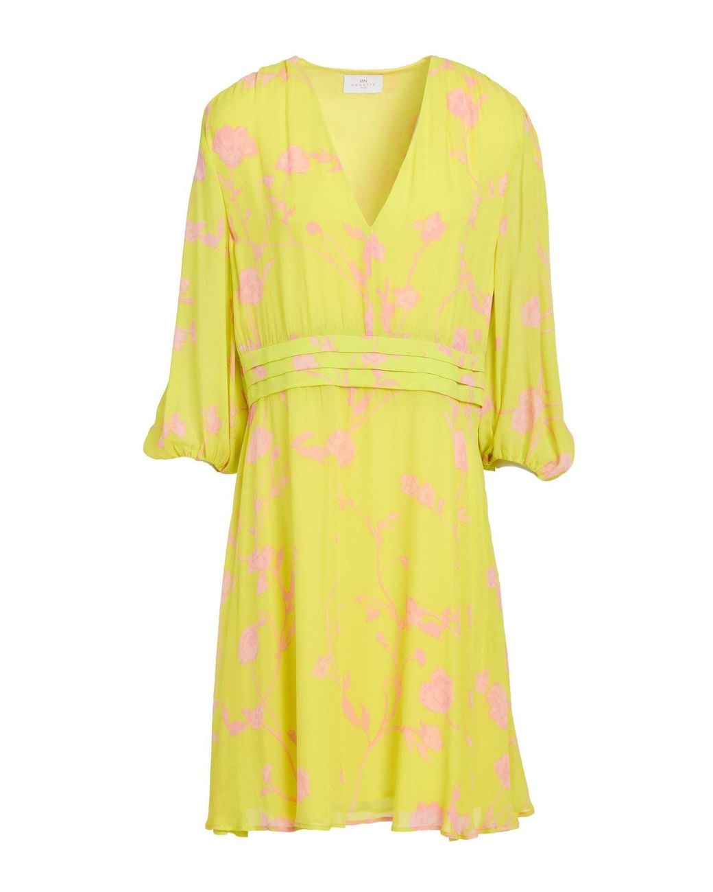 Nenette Yellow Mini Dress