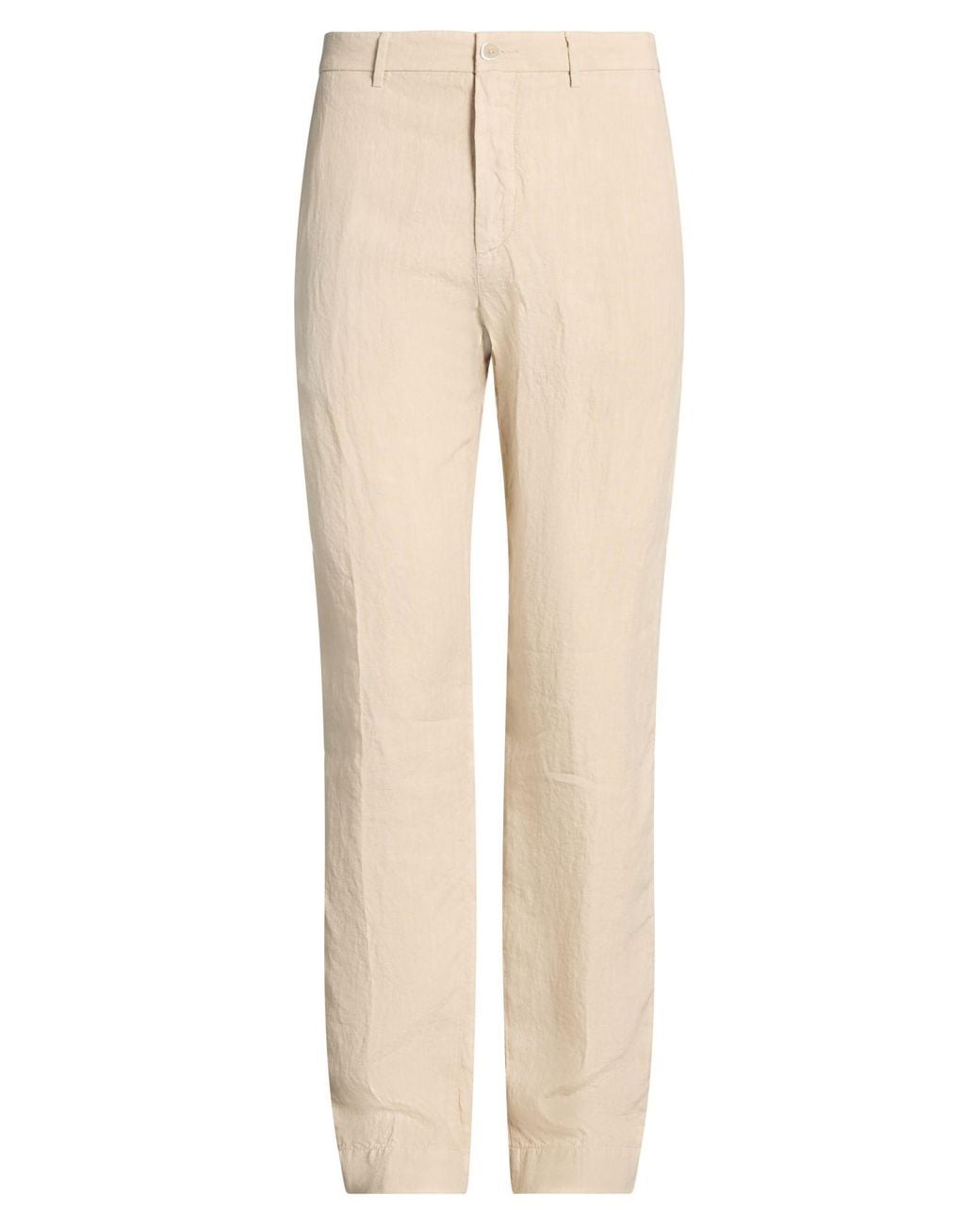 120% Lino Natural Trouser for men