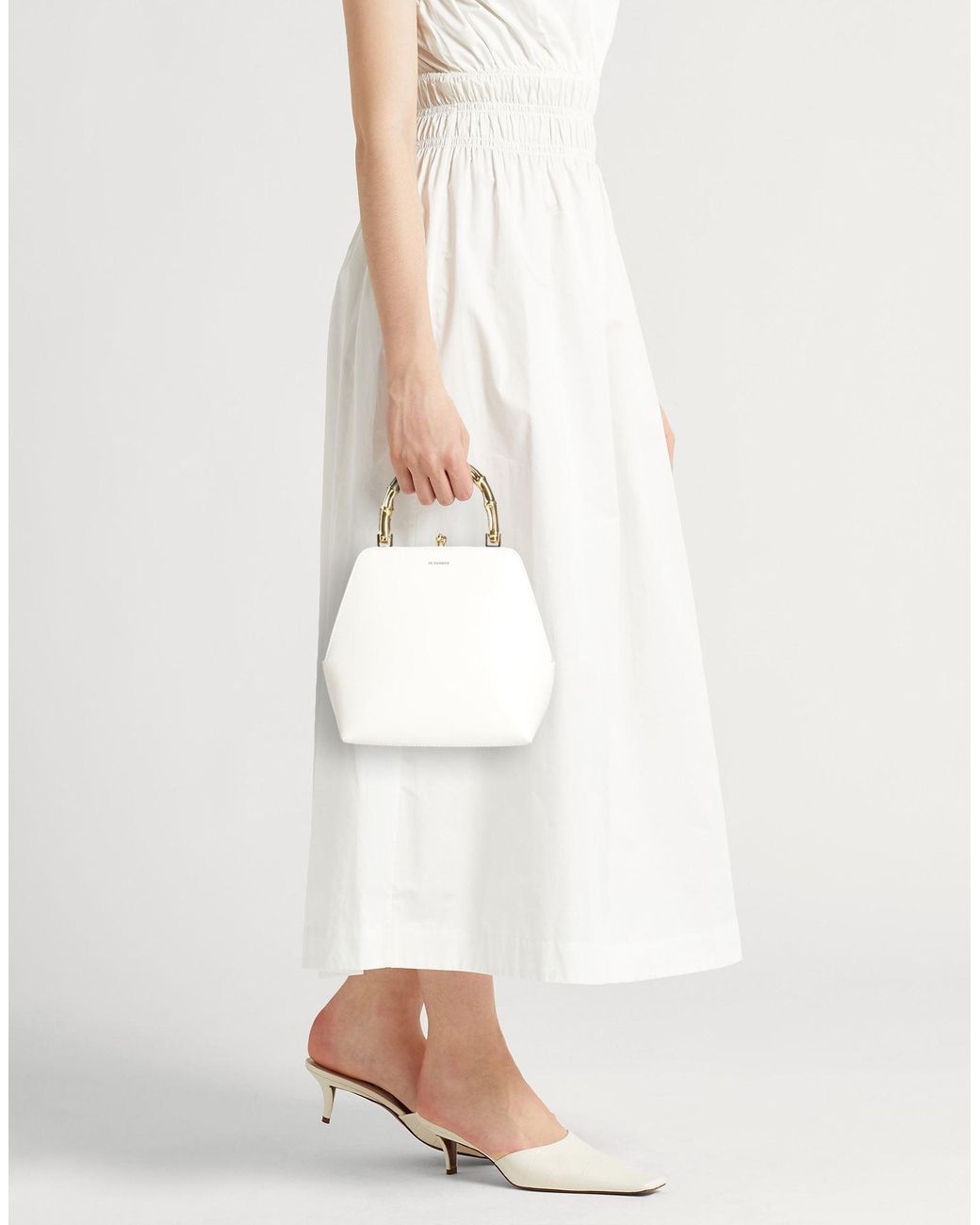 Jil Sander White Handbag
