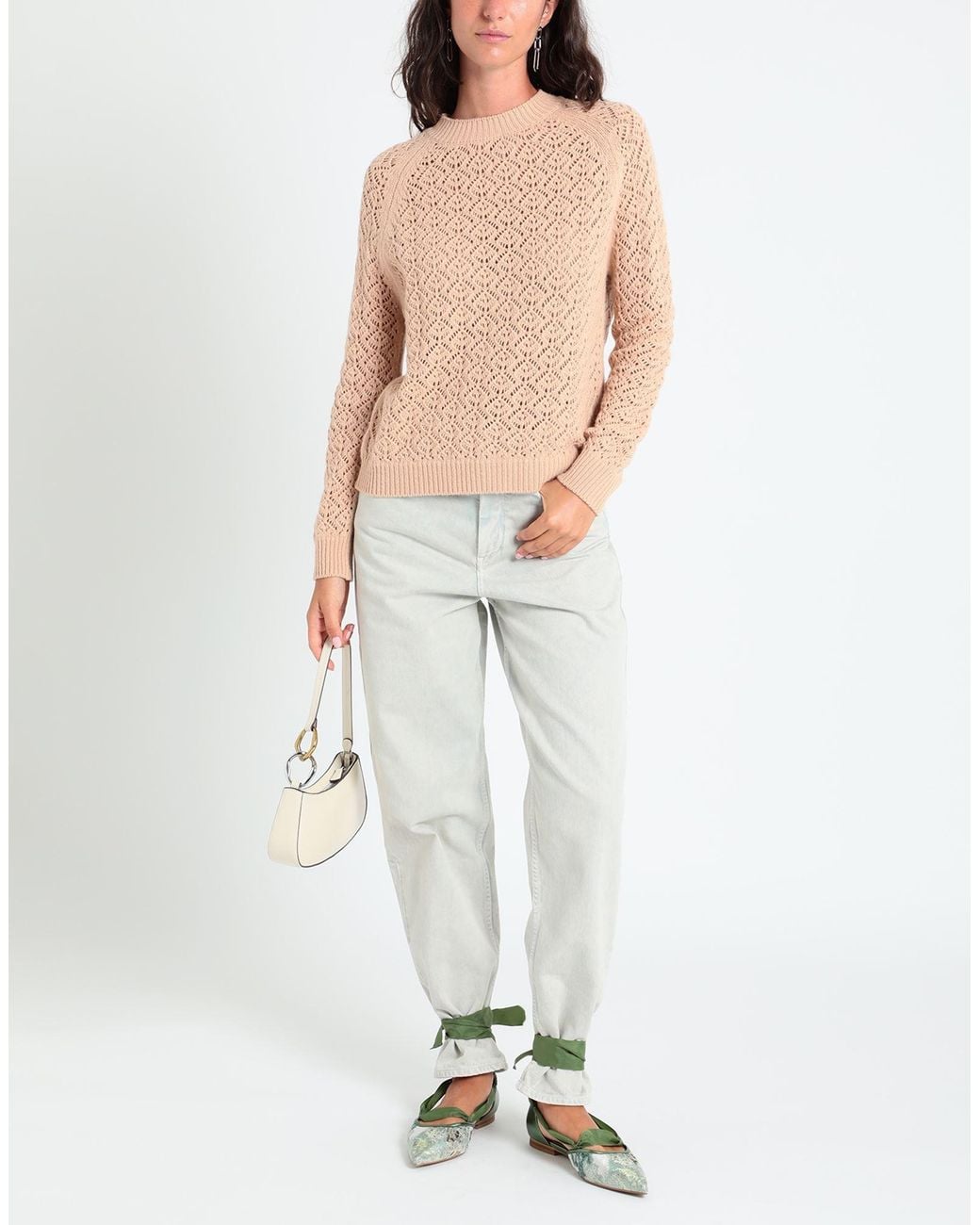 N.O.W. ANDREA ROSATI CASHMERE Natural Sweater