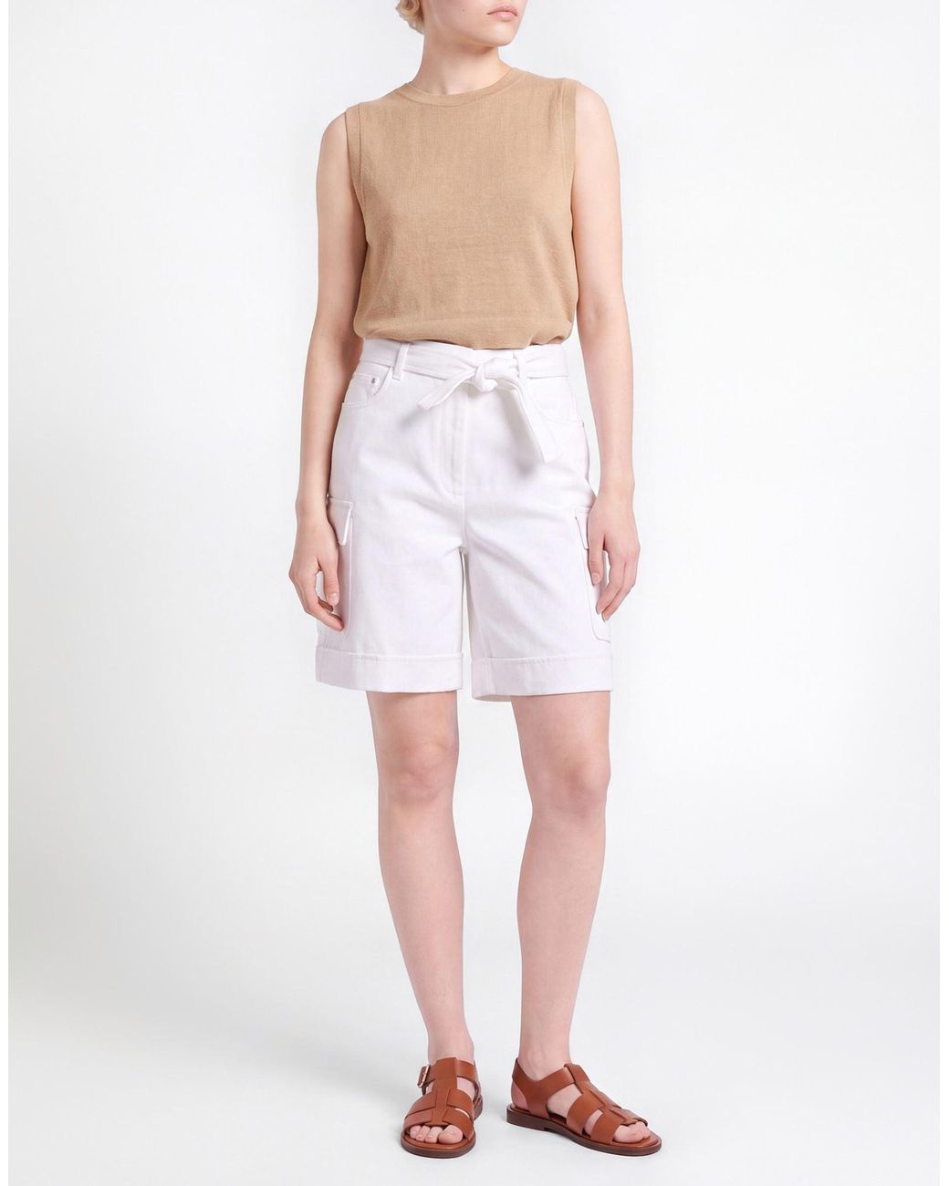 Eleventy Blue Shorts & Bermuda Shorts Cotton, Linen