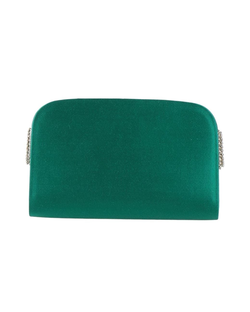 Serena Uziyel Green Clutch Textile Fibers