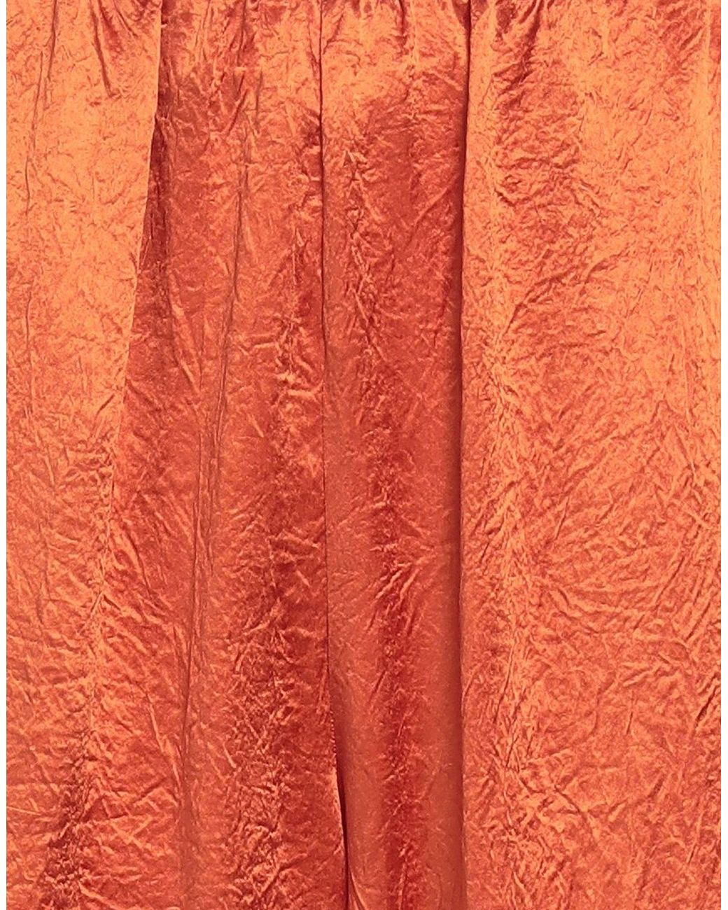 Isabelle Blanche Red Pants Acetate