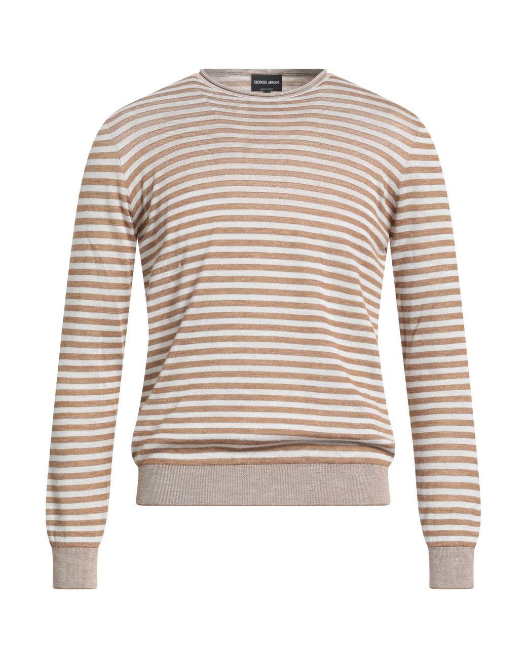 Pullover di Giorgio Armani in Natural da Uomo