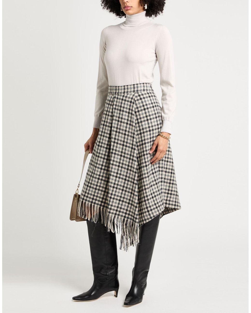 Drumohr White Turtlenecks