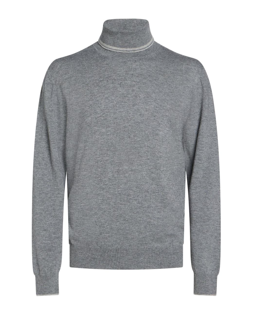 Alpha Studio Rollkragenpullover in Gray für Herren