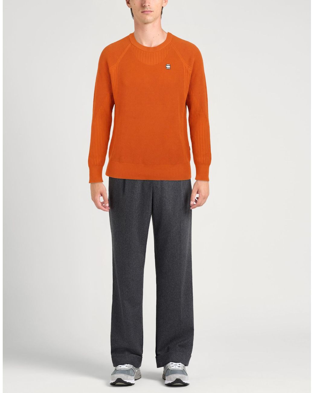 G-Star Orange Jumper for men