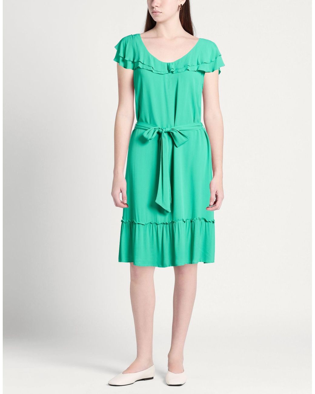 Fracomina Green Midi-Kleid