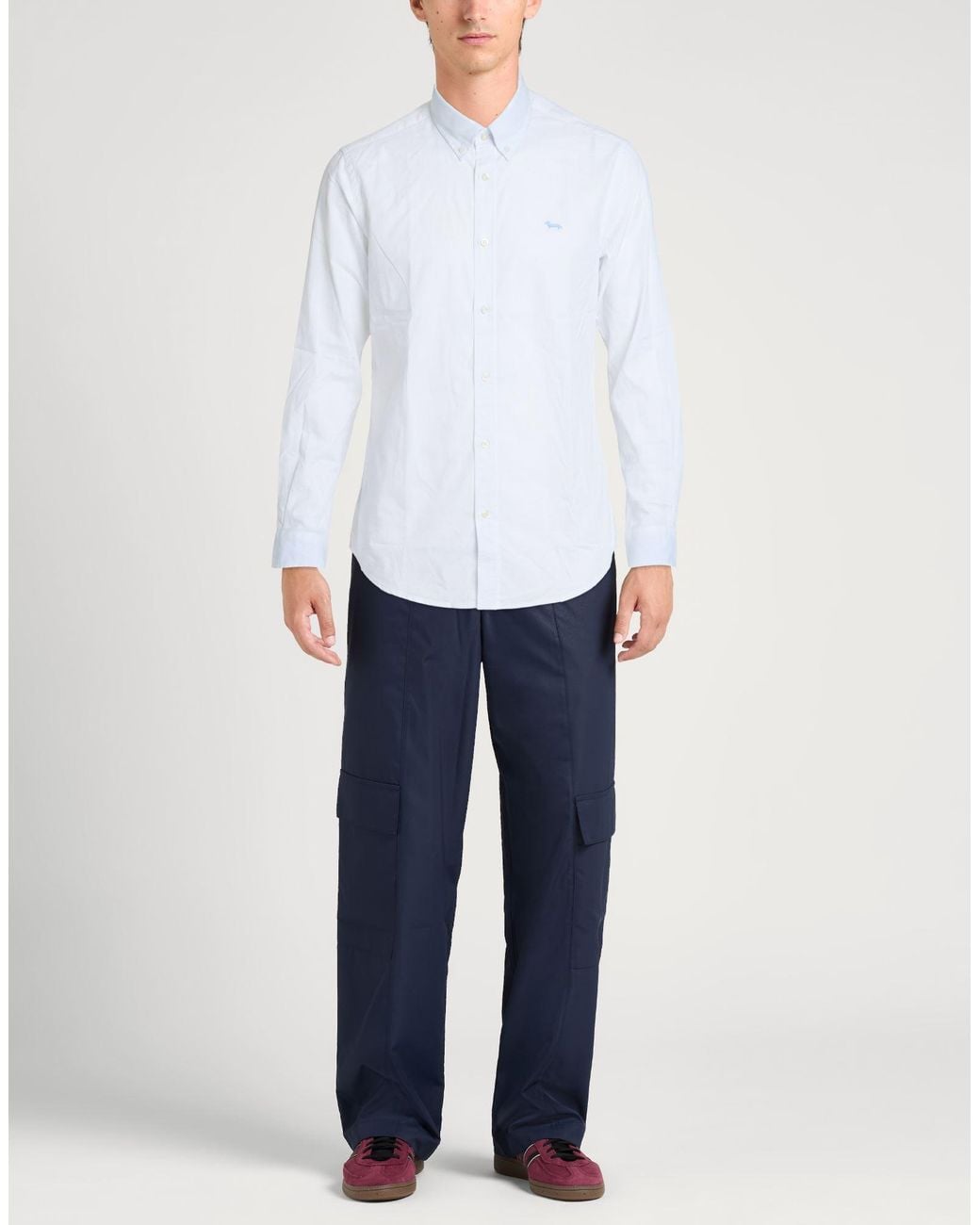 Harmont & Blaine White Shirt Cotton, Elastane for men