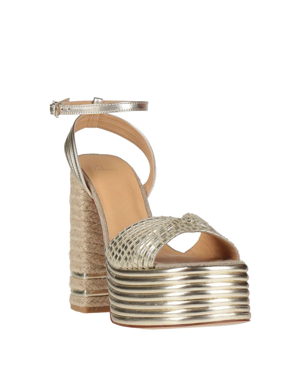 Castaner Metallic Sandals