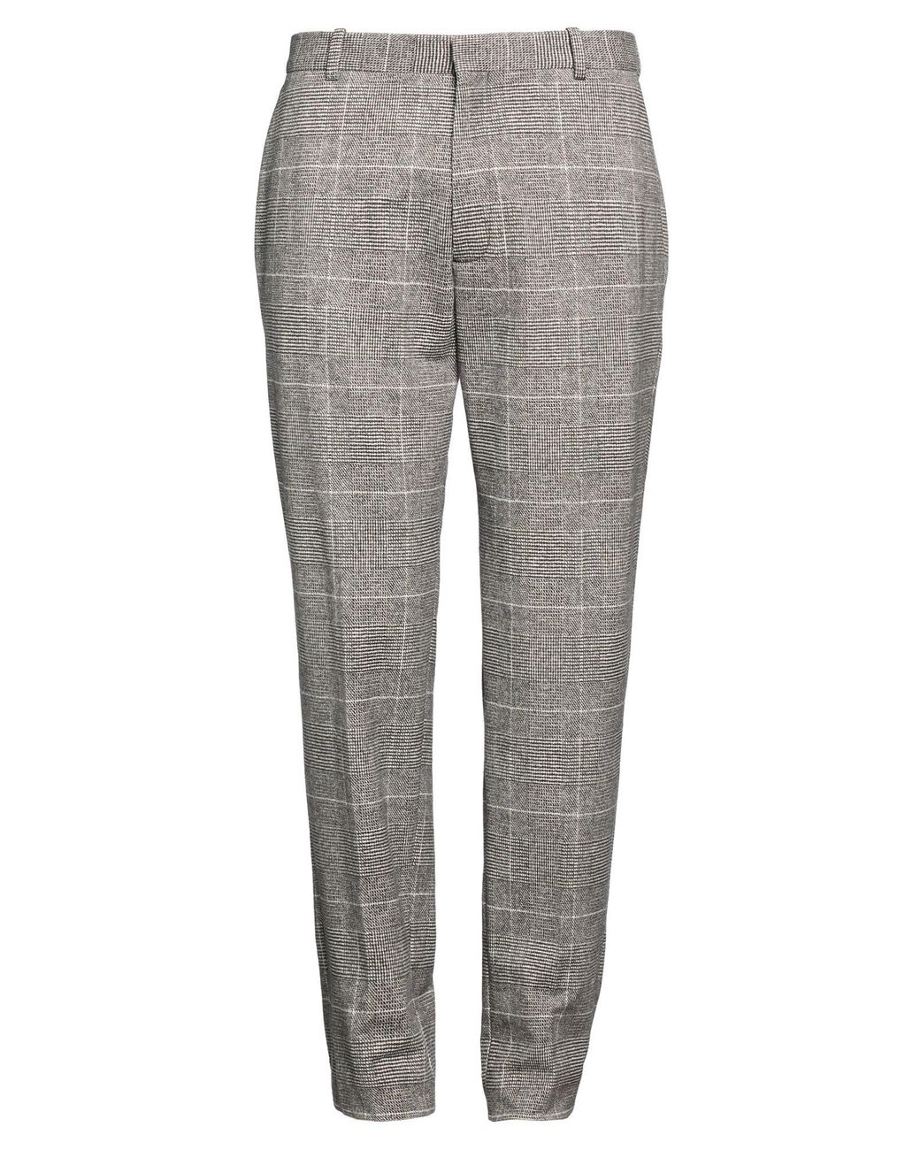 Circolo 1901 Gray Pants Cotton, Elastane for men