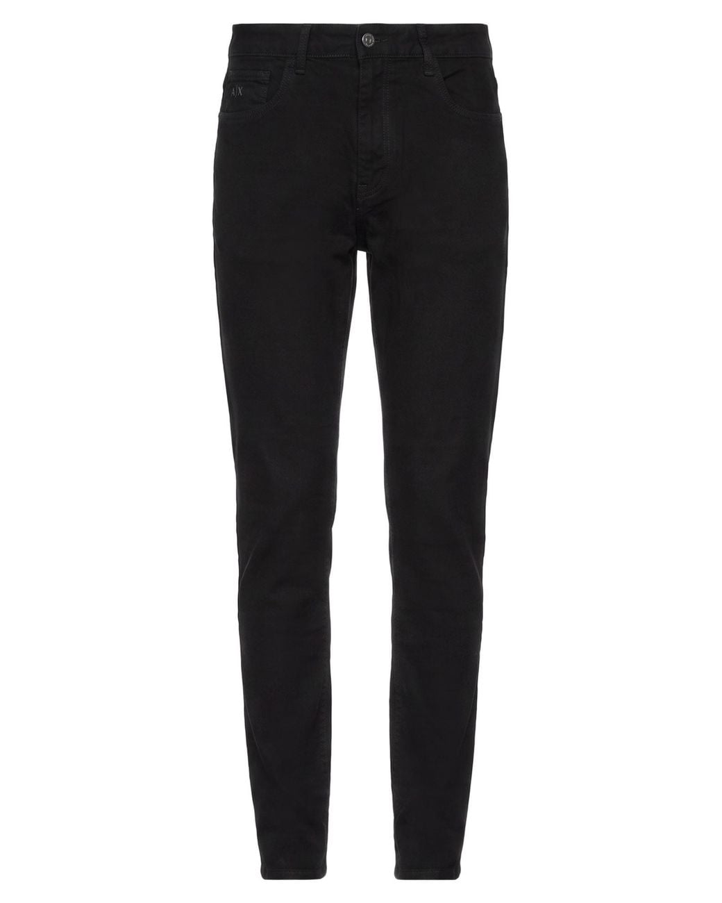 ARMANI EXCHANGE Black Jeans Cotton, Elastane for men