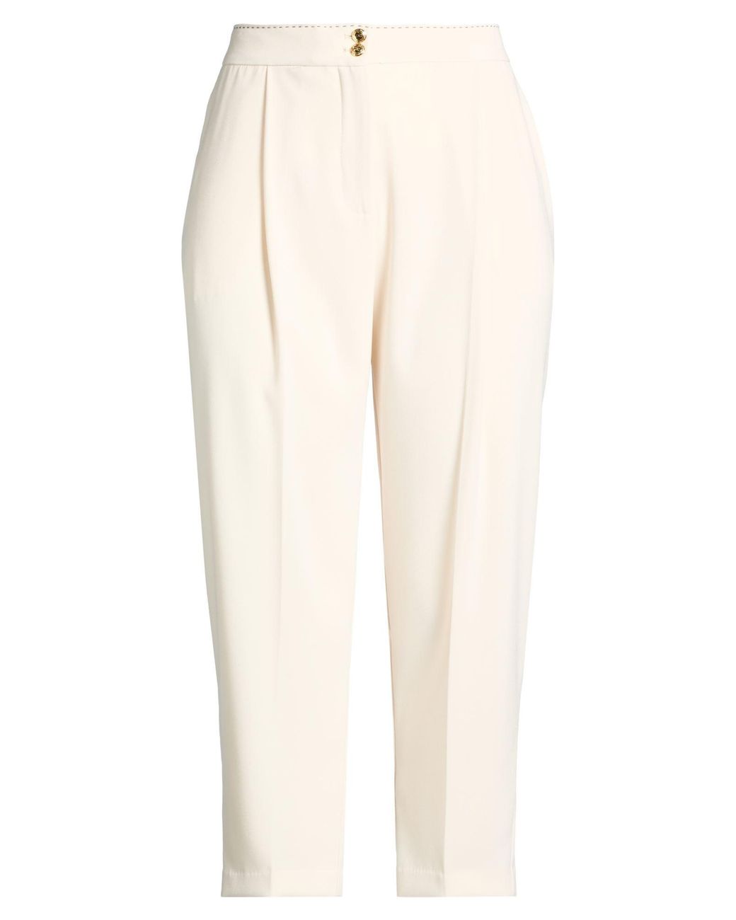 Elisabetta Franchi White Pants