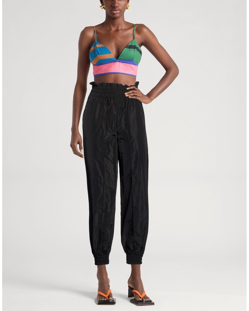Versace Jeans Couture Black Pants Polyester