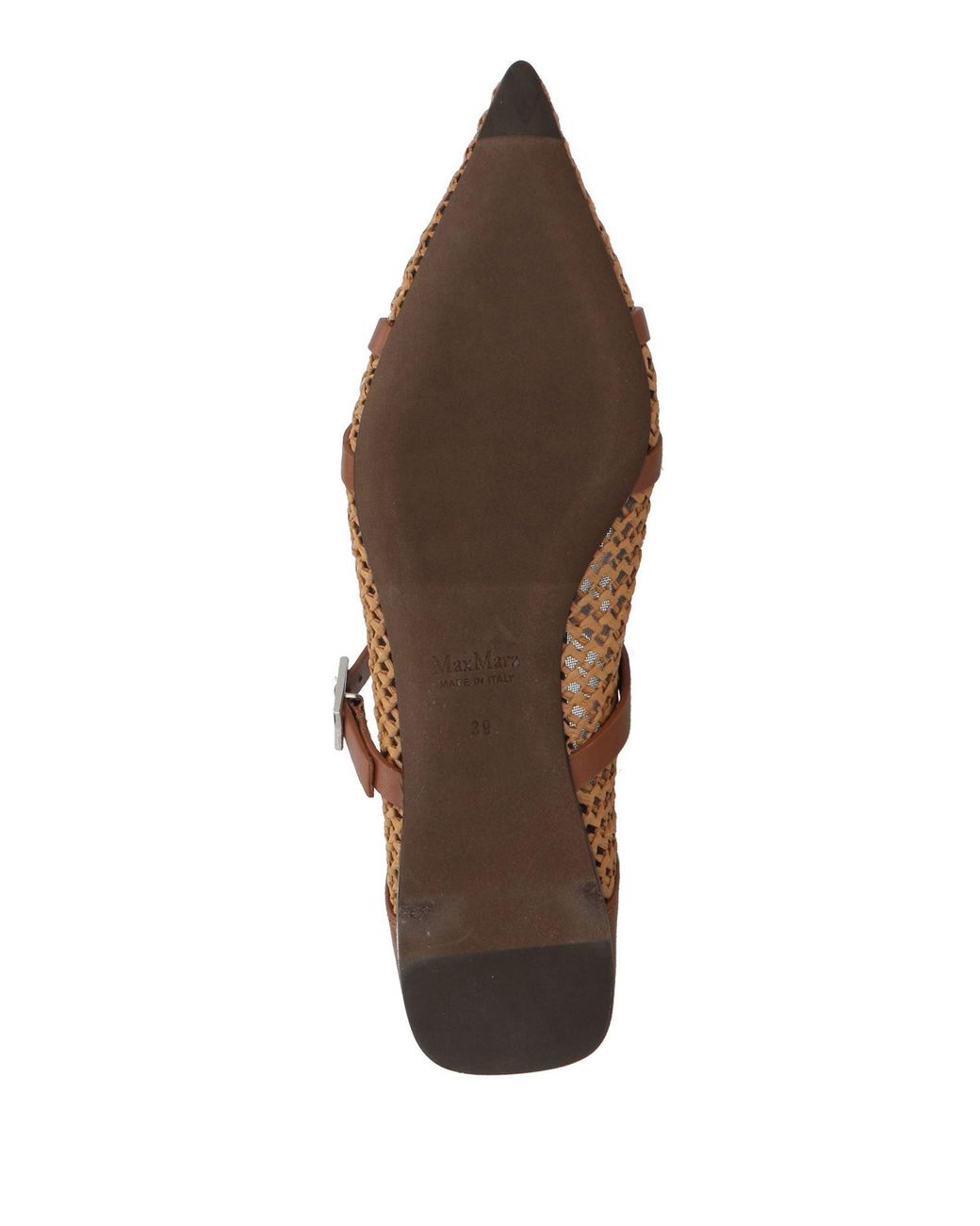 Max Mara Brown Ballet Flats
