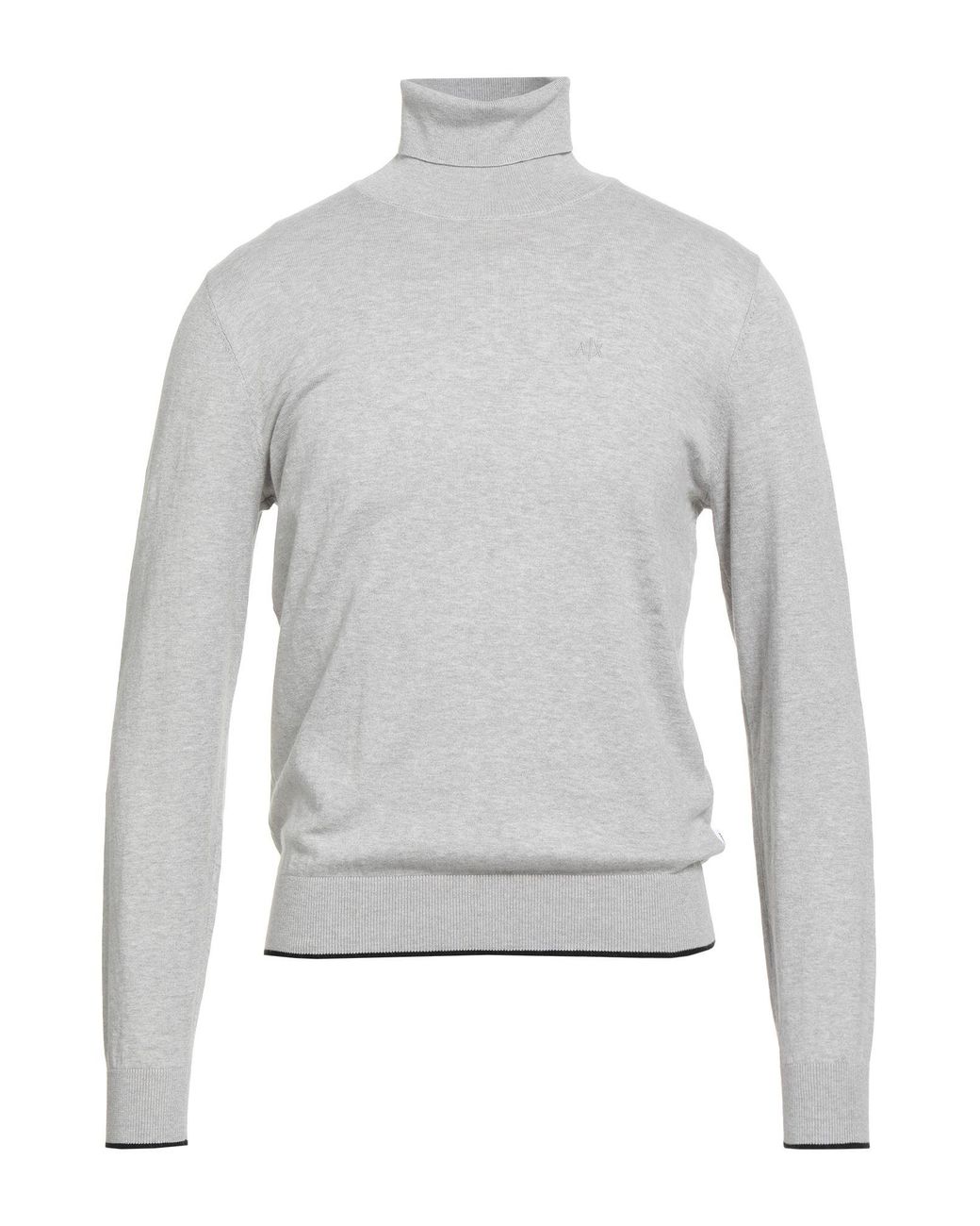 ARMANI EXCHANGE Gray Turtlenecks for men