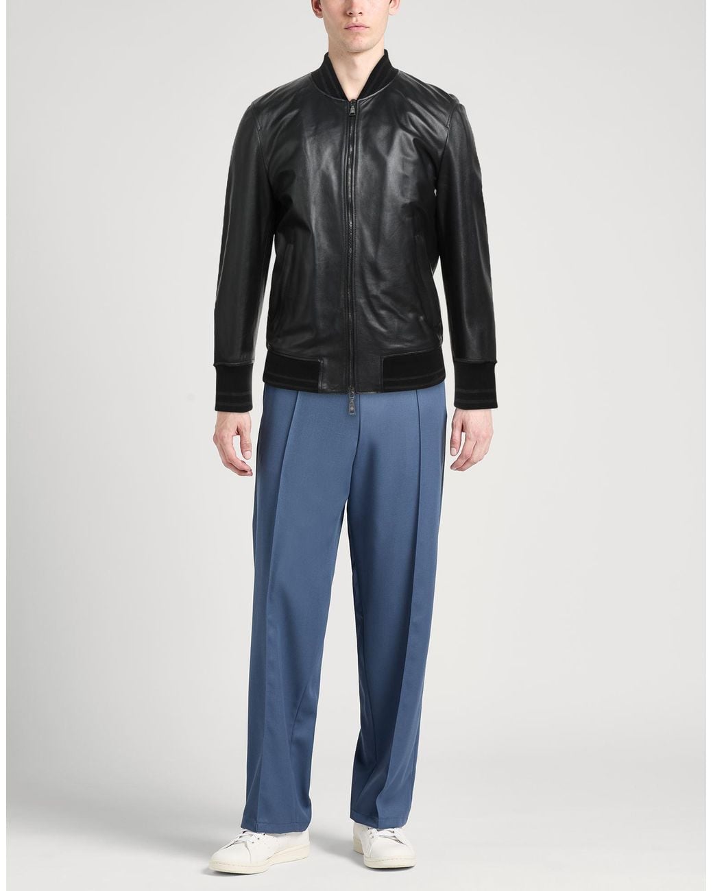 Tagliatore Black Jacket Lambskin for men