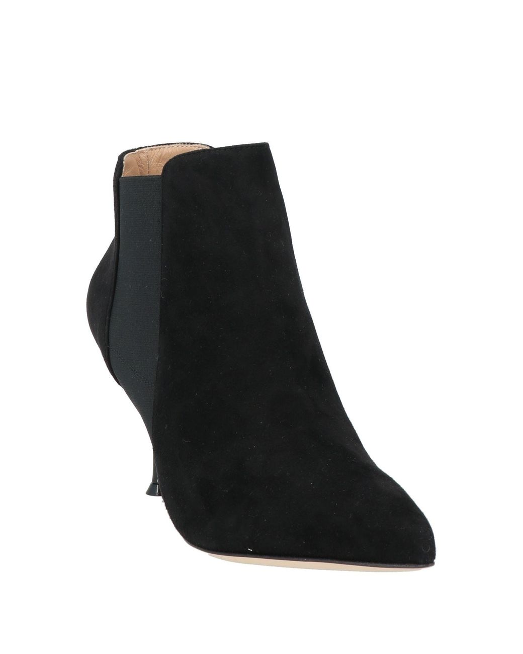 Sergio Rossi Black Ankle Boots Leather