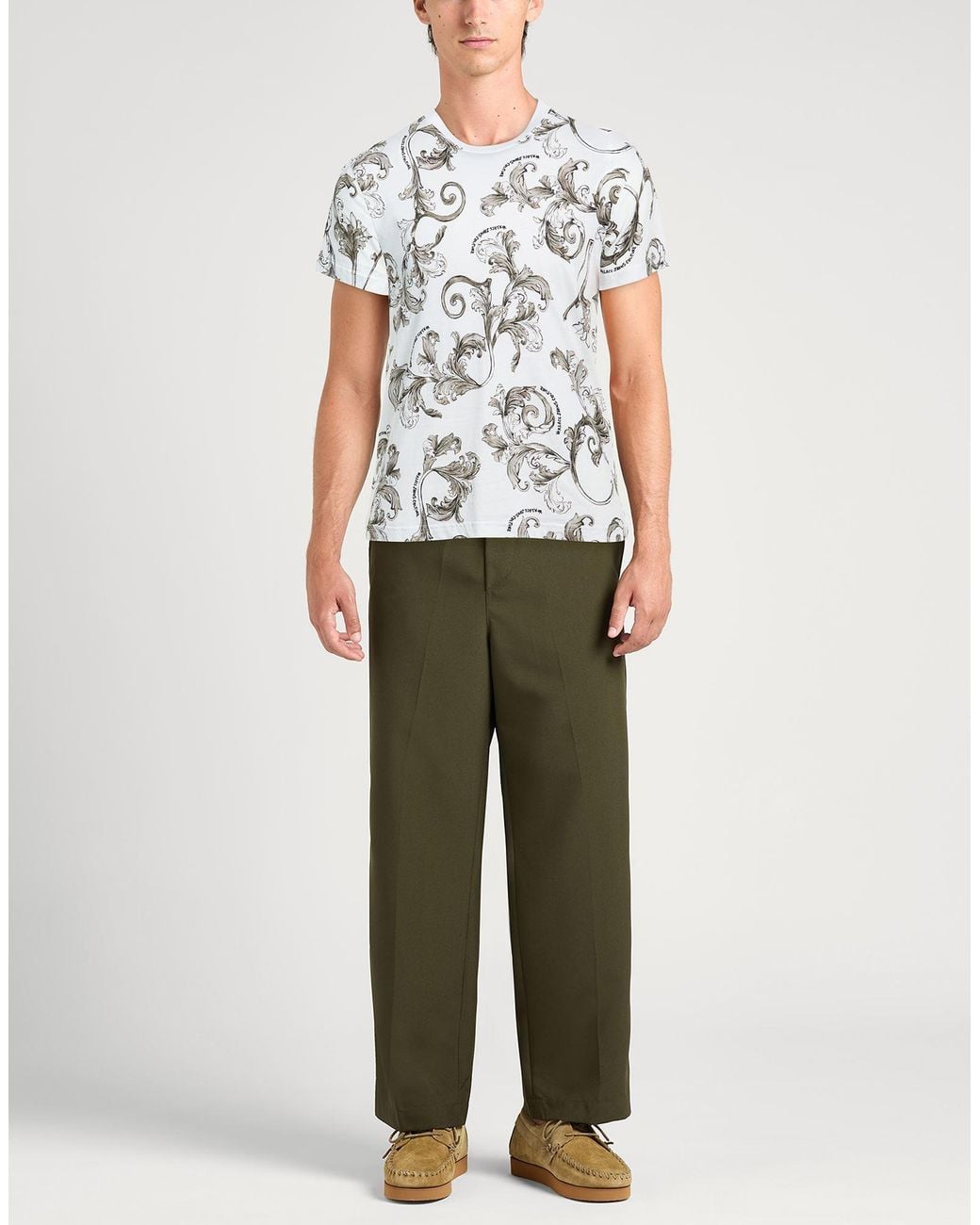 Versace Jeans Couture White T-Shirt Cotton for men