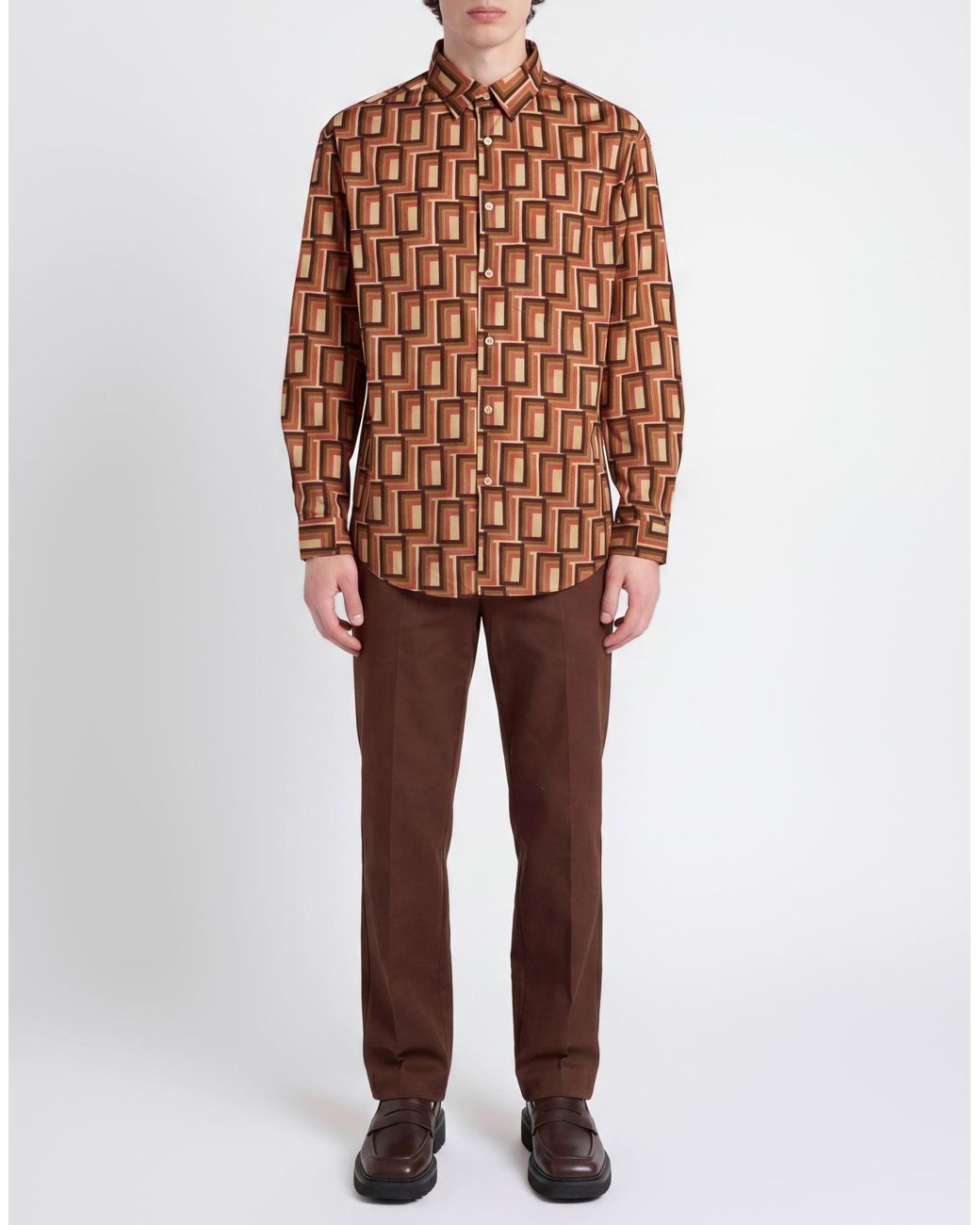 Dnl Orange Shirts for men