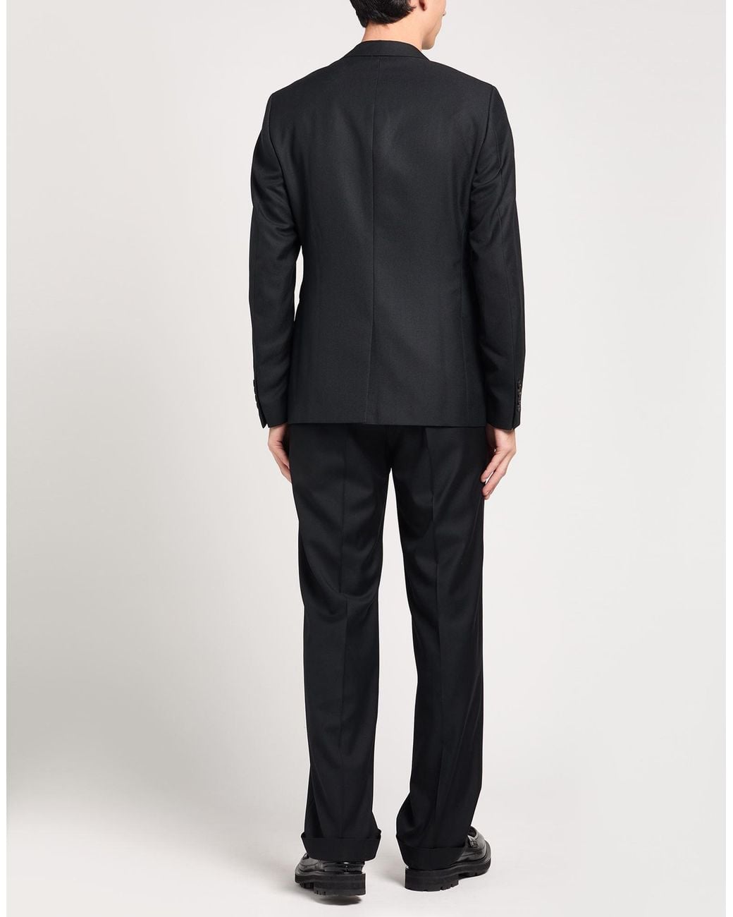 Sandro Black Blazer Polyester, Virgin Wool for men