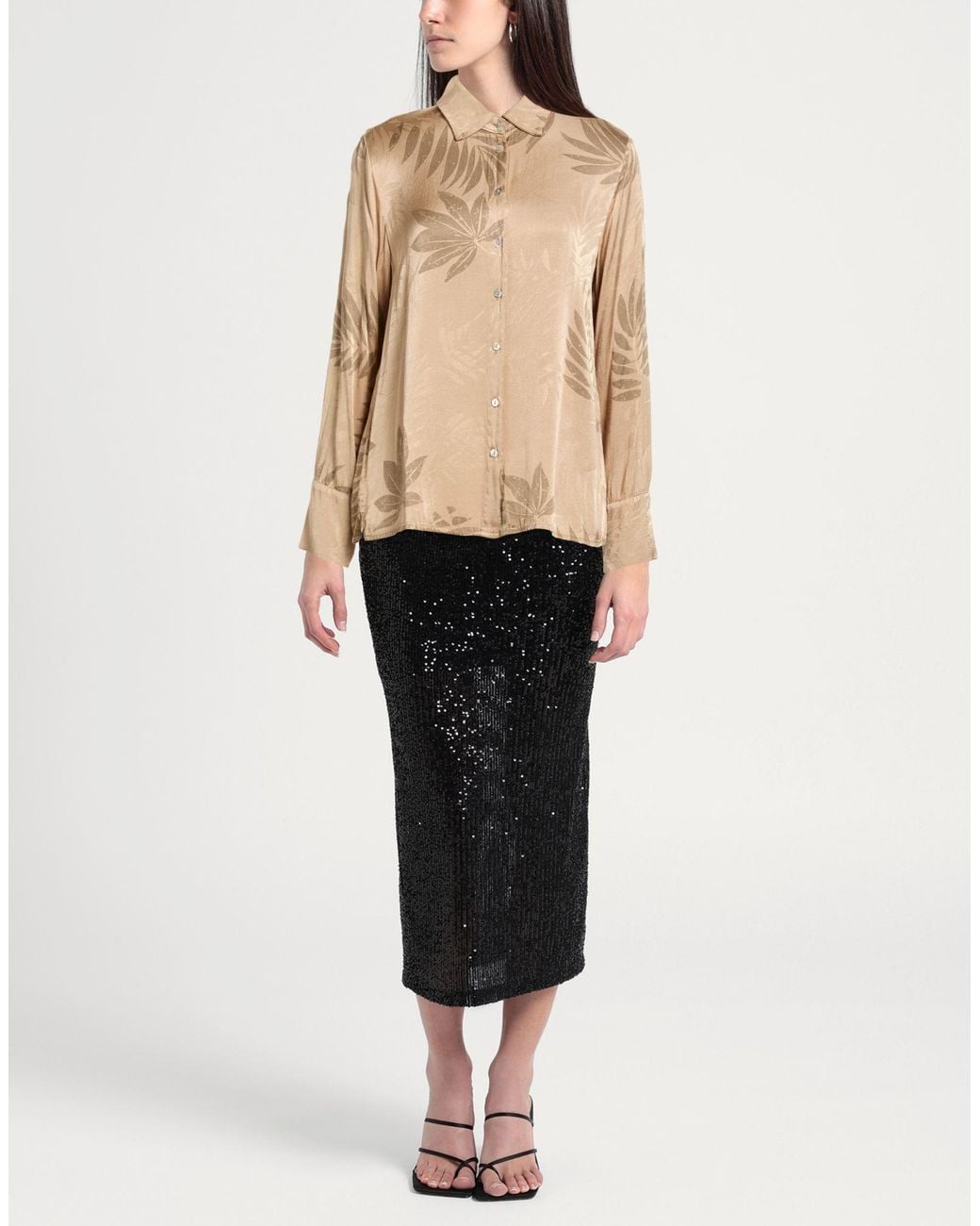 MOKI-B Natural Camel Shirt Viscose