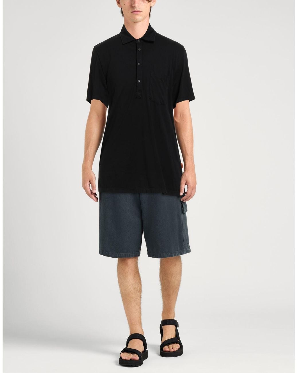 Polo di Barena in Black da Uomo