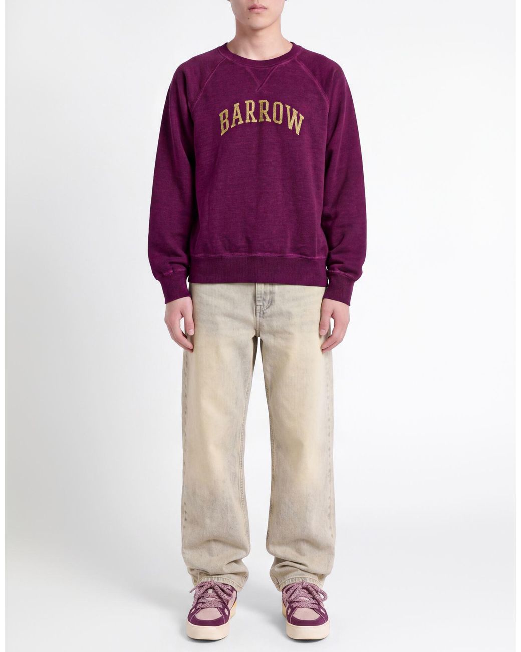 Barrow Purple Sweatshirt for men