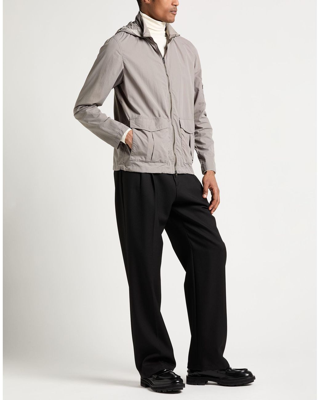 Herno Gray Jacket Polyamide, Polyester for men