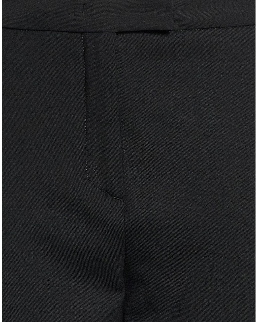 THE LATEST Black Pants Polyester, Virgin Wool, Elastane