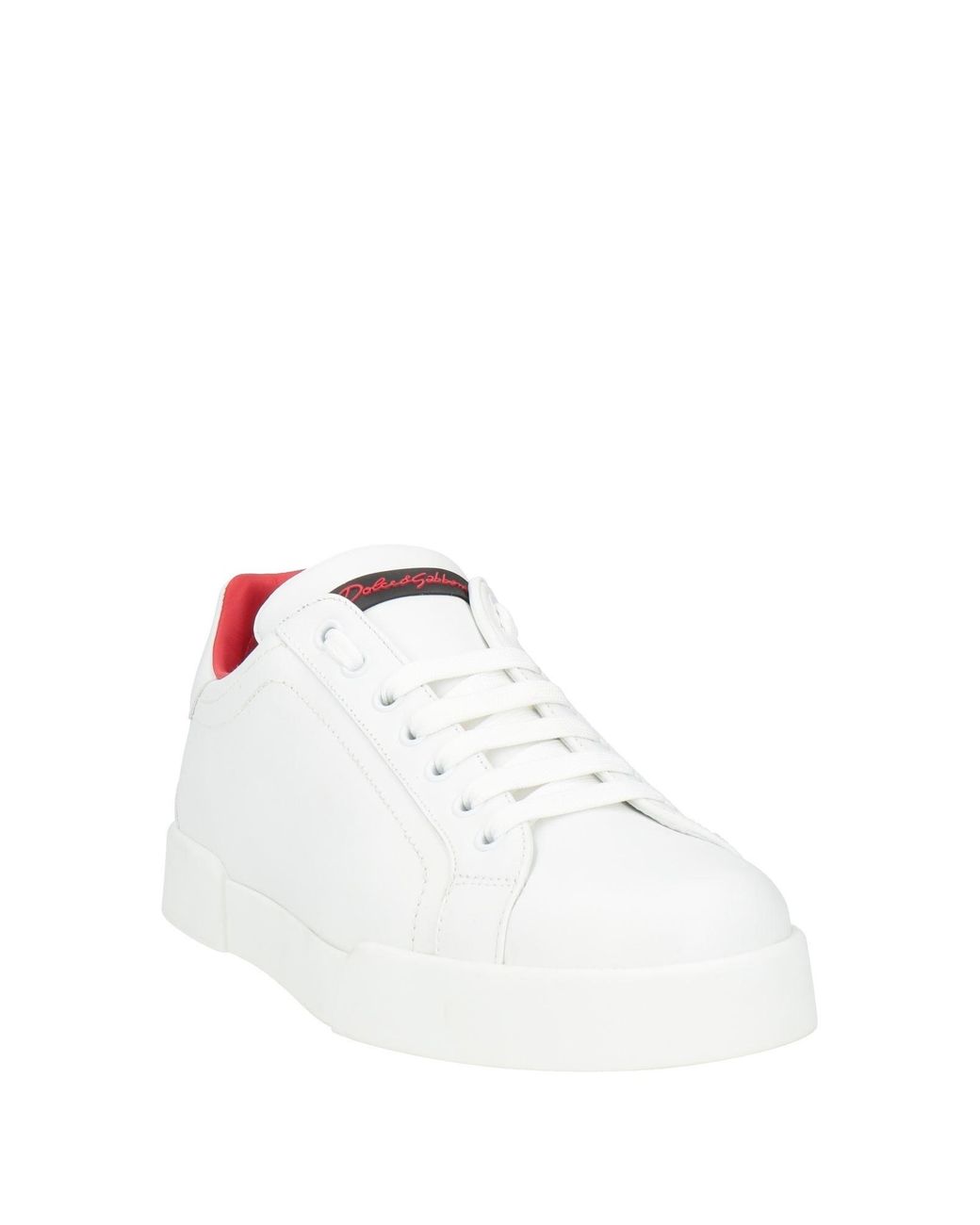 Dolce & Gabbana White Sneakers Calfskin for men