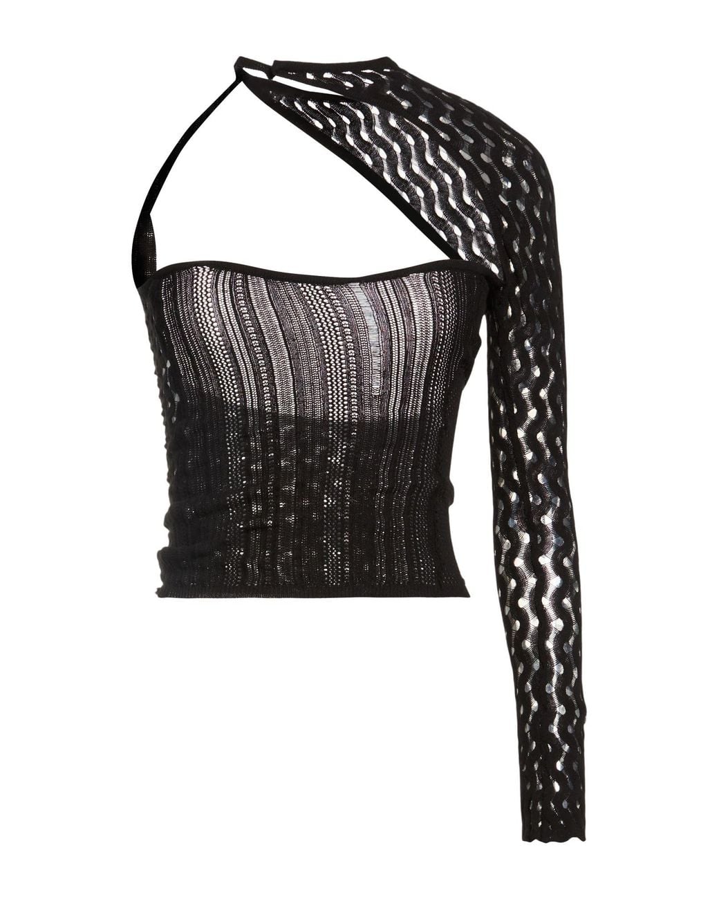 Roberta Einer Black Top Viscose, Polyethylene
