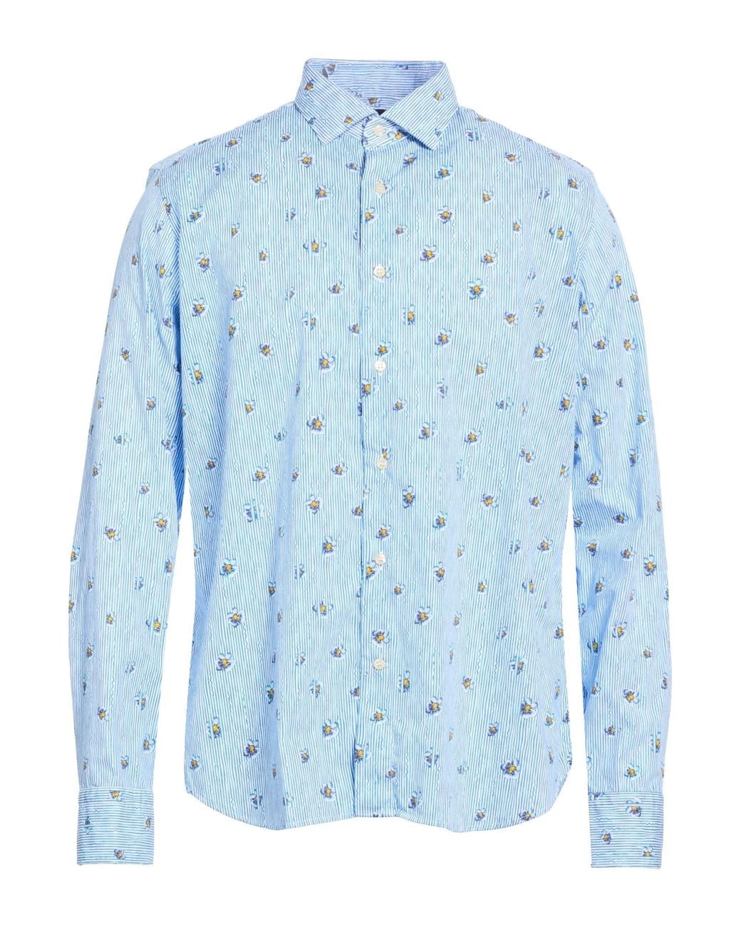 Alea Blue Shirt Cotton for men