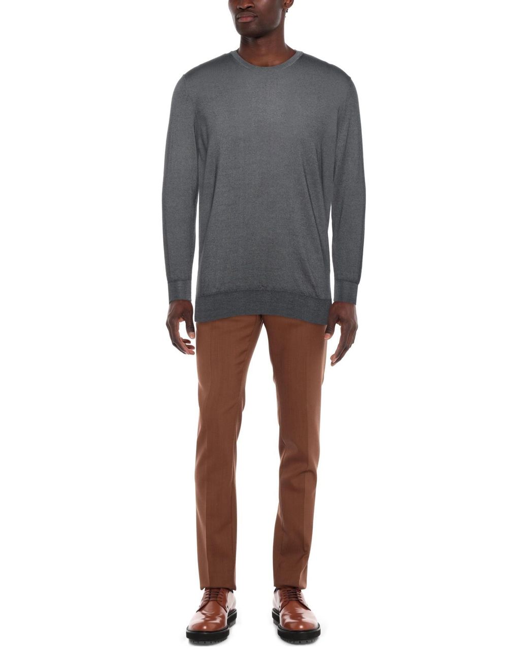 Drumohr Gray Jumper for men