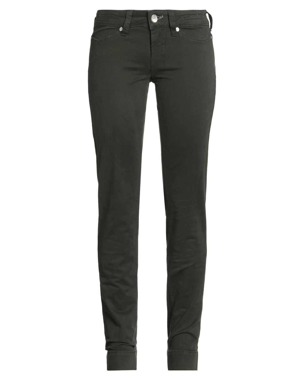 Jacob Cohen Gray Pants Cotton, Elastane