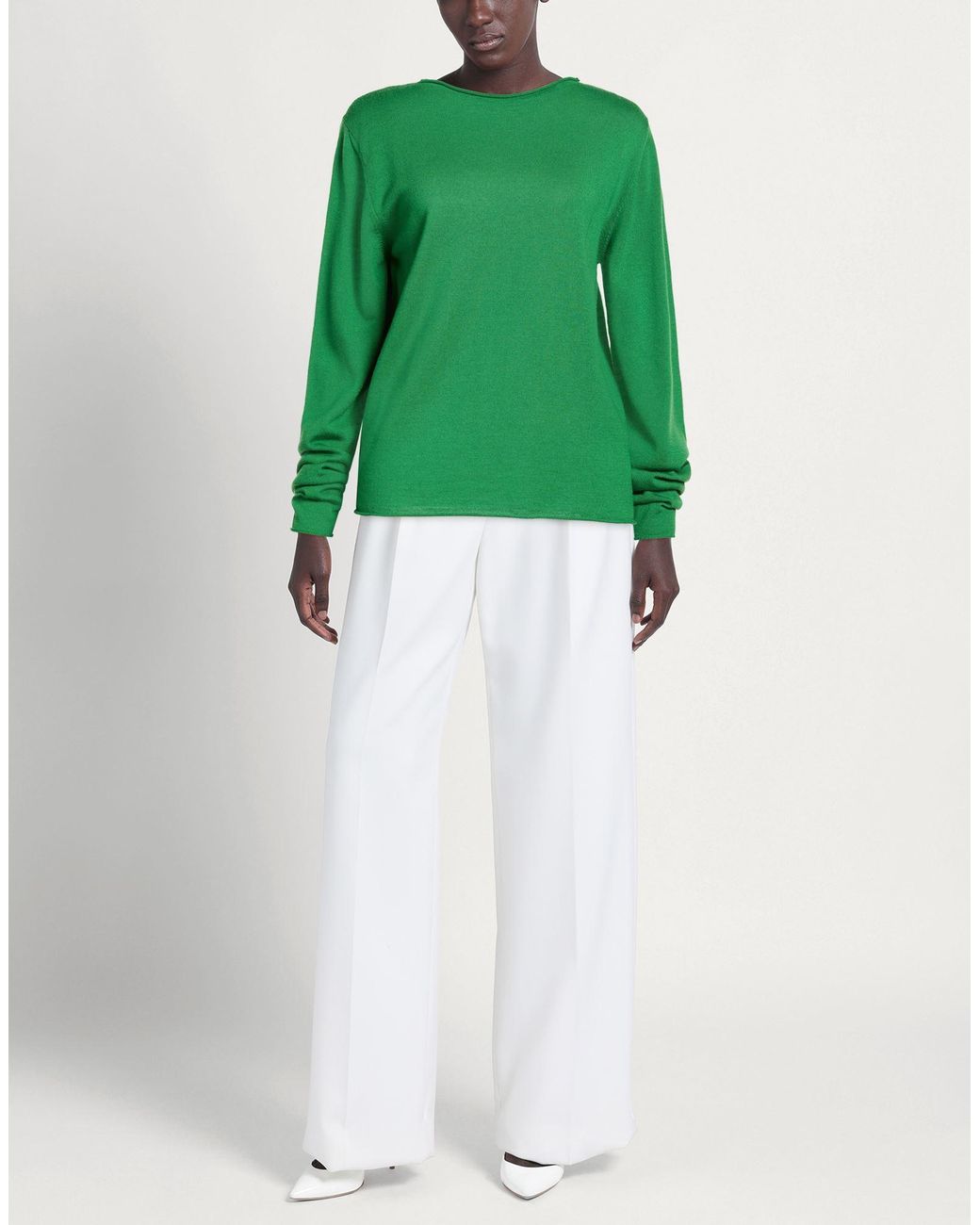 Pierantonio Gaspari Green Sweater Virgin Wool