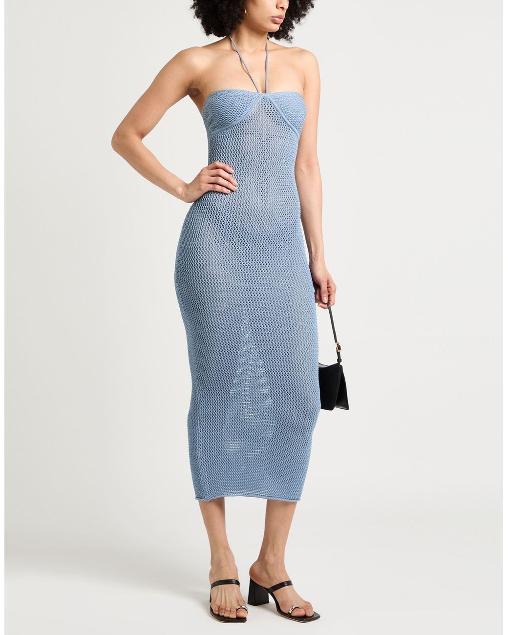JACOB LEE Blue Midi Dress