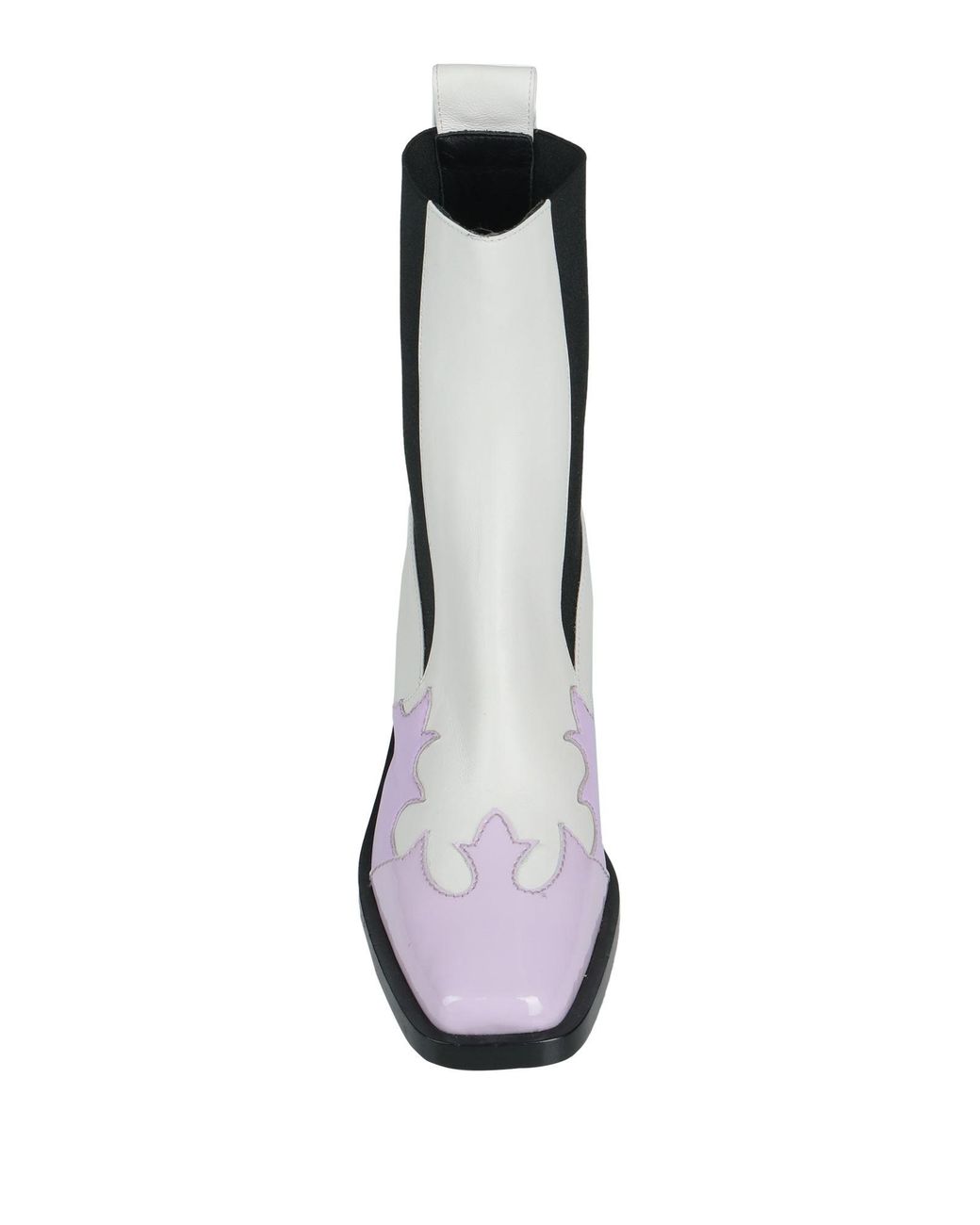 MSGM White Ankle Boots