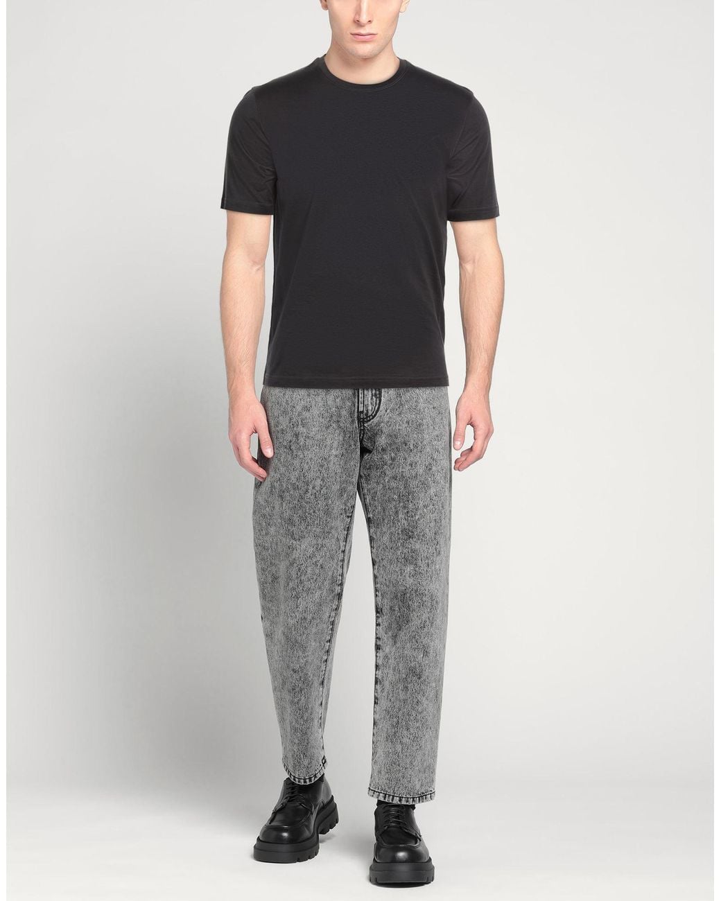 FILIPPO DE LAURENTIIS Black T-Shirts for men