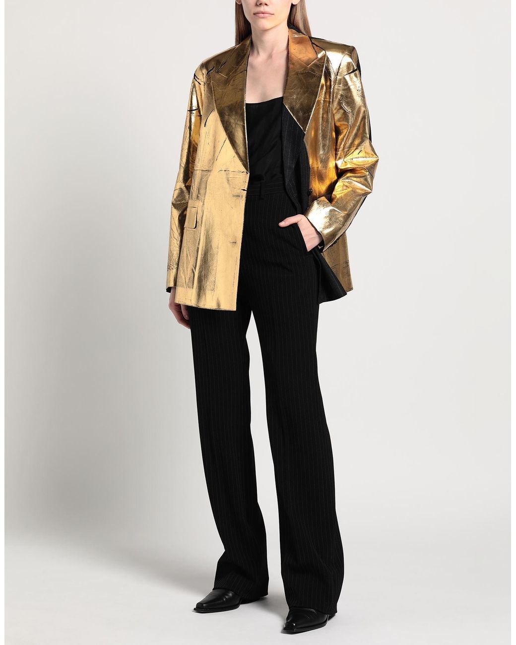 Dries Van Noten Metallic Blazer